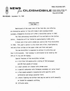 1983 Oldsmobile Hurst Olds Press Release-01.jpg